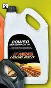 Midas Midas Liquid Gold Multigrade Oil 20W-50 M120W-5L offer