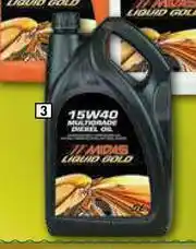 Midas Liquid Gold Multigrade Diesel Oil 15W-40 M140TD-5L