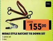 Midas Midas Style Ratchet Tie Down Set LH20M offer