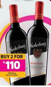 Nederburg Baronne-For 2 x 750ml