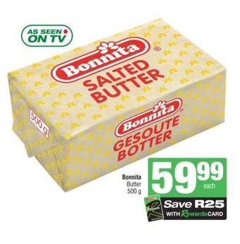 Spar Bonnita Butter 500g offer