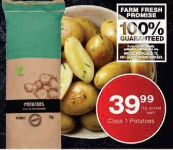Checkers Class 1 Potatoes offer