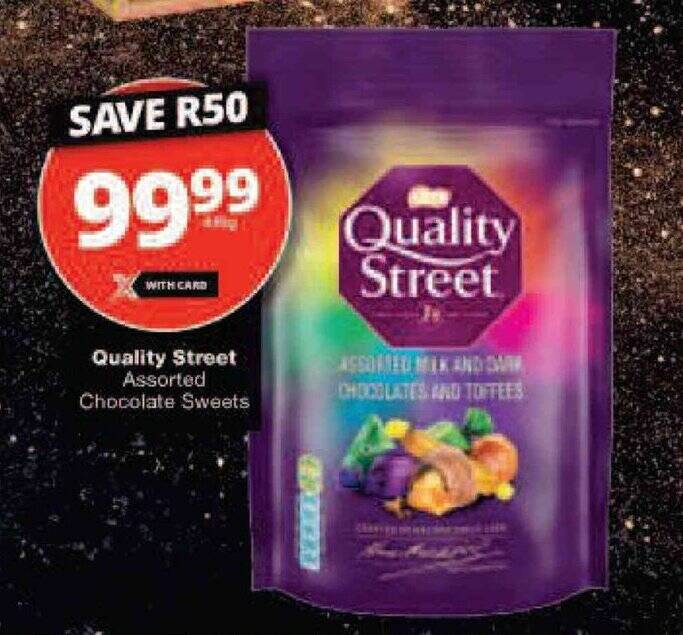 Quality Street Assorted Chocolate Sweets offer at Checkers