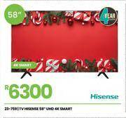 Fair Price Hisense 58 uhd 4k smart tv 23-759 offer
