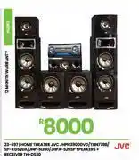 Fair Price Jvc home theatre speakers + receiver th-d520 offer