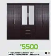 Fair Price Valerie 6dr + 4drw (3 boxes + 1 hardware box + 2 mirror door) wardrobe 1-242 offer