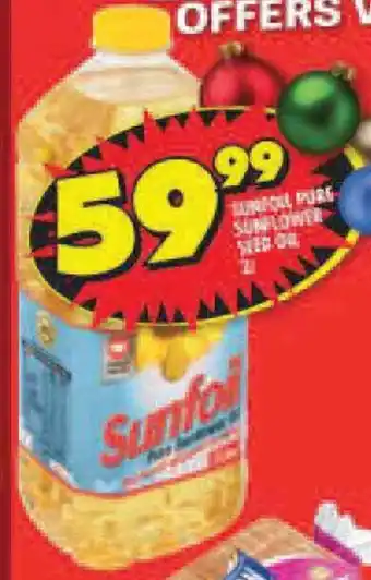 Shoprite SUNFOIL PURE SUNFLOWER OIL 2L offer