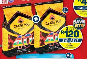 Pick n Pay Charka Briquettes 5kg offer