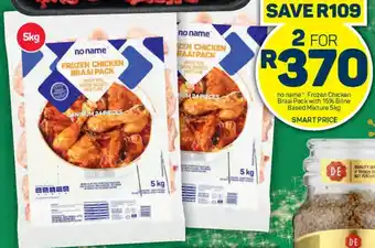 Pick n Pay No Name Frozen Chicken Braai Pack with 15% Brine Based Mixture 5kg offer