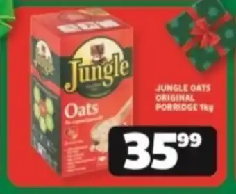 Usave JUNGLE OATS ORIGINAL PORRIDGE 1kg offer