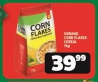 Usave UBRAND CORN FLAKES CEREAL 1kg offer