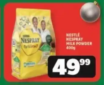 Usave NESTLÉ NESPRAY MILK POWDER 400g offer