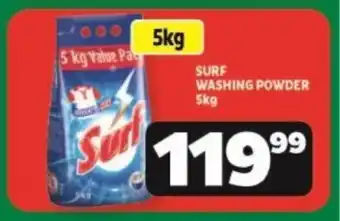 Usave SURF WASHING POWDER 5kg offer