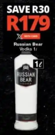 Russian Bear Vodka 1L
