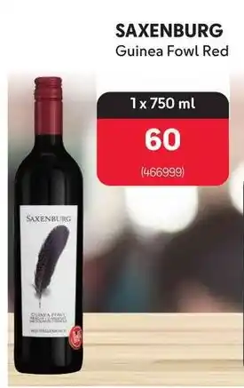 SAXENBURG Guinea Fowl Red 1x 750 ml