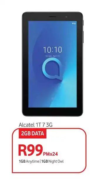 Makro Alcatel 1T 7 3G 2GB DATA offer