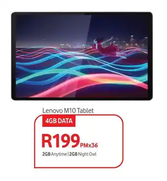 Lenovo M10 Tablet 4GB DATA