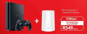 Makro PS4 Console + Alcatel HH72 Router 10Mbps offer