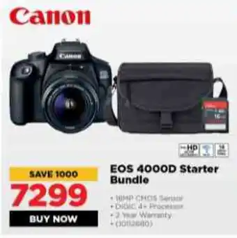 HiFi Corp Canon EOS 4000D Starter Bundle offer
