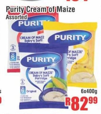 Devland Cash And Carry Purity Cream of Maize Assorted 6x400g offer