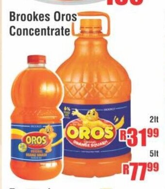Devland Cash And Carry Brookes Oros Concentrate 2lt offer