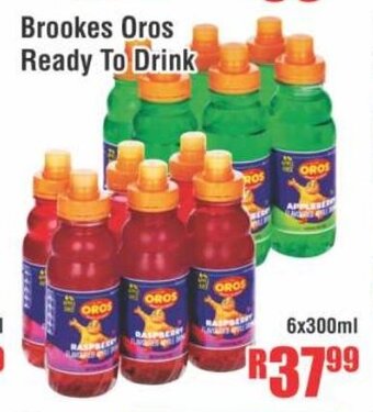 Devland Cash And Carry Brookes Oros Ready to Drink 6x300ml offer
