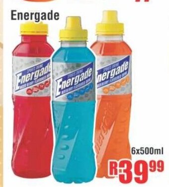 Devland Cash And Carry Energade 6x500ml offer