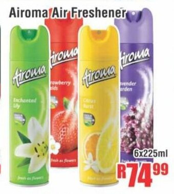 Devland Cash And Carry Airoma Air Freshener 6x225ml offer