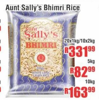Devland Cash And Carry Aunt Sally's Bhimri Rice 20x1kg / 10x2kg offer
