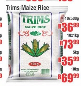Devland Cash And Carry Trims Maize Rice 10x500g offer