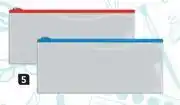Makro Pen + gear 33cm clear pvc case (red) 461870-each offer