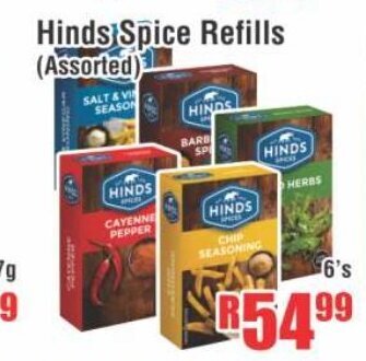 Devland Cash And Carry Hinds Spice Refills (Assorted) 6's offer