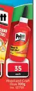 Makro Pritt wood & craft glue-100g each offer