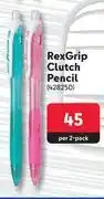Makro Pilot rex grip clutch pencil-per 2 pack offer