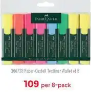 Makro Faber castell textliner wallet of 8-per 8 pack offer