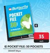 Makro Butterfly pocket file 30 pockets-each offer