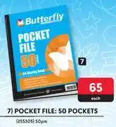 Makro Butterfly pocket file 50 pockets-each offer
