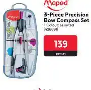 Maped 3-piece precision bow compass set 426691-per set