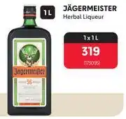 Makro Jagermeister herbal liqueur-1 x 1l offer