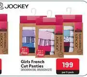 Jockey girls french cut panties 850004136, 850004123-per 5-pack