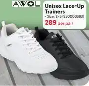 Makro Awol unisex lace-up trainers 850000393-per pair offer