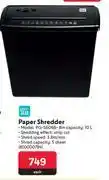 Makro Pen + gear paper shredder pg-8606b-each offer