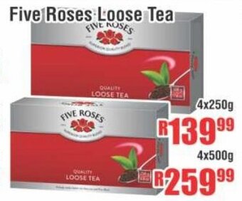 Devland Cash And Carry Five Roses Loose Tea 4x250g offer