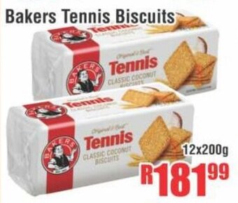 Devland Cash And Carry Bakers Tennis Biscuits 12x200g offer