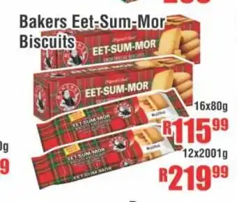 Devland Cash And Carry Bakers Eet-Sum-Mor Biscuits 16x80g offer