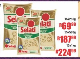 Devland Cash And Carry Selati Brown Sugar 15x250g offer