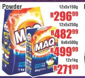 Maq Washing Powder 12x5x150g