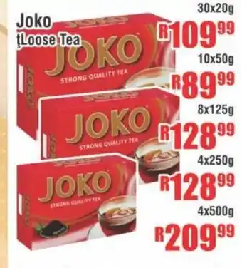 Devland Cash And Carry Joko tLoose Tea 30x20g offer