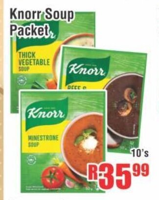 Devland Cash And Carry Knorr Soup Packet 10's offer