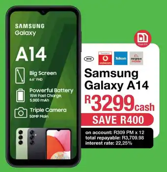 MRP Samsung Galaxy A14 offer